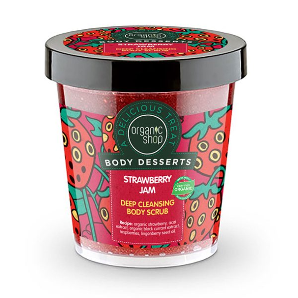 NS BODY DESSERTS STRAW JAM DEEP CLEAN BODY SCRUB 450ML