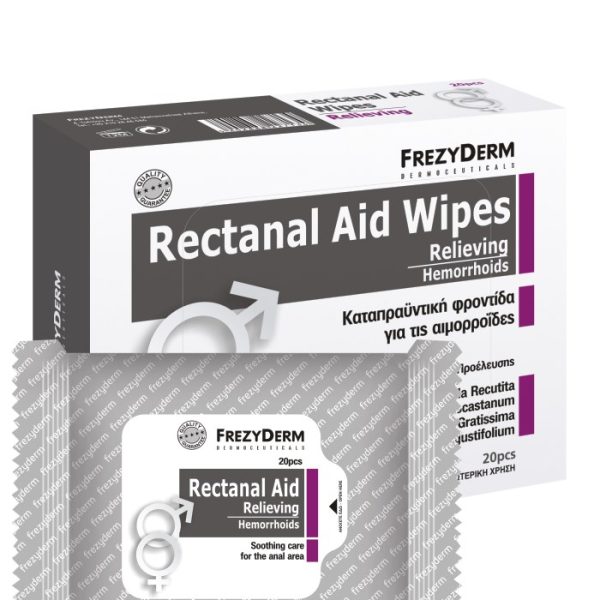 FREZYDERM RECTANAL AID WIPES 20 TMX