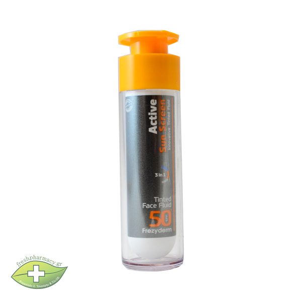 FREZYDERM ACTIVE S.SCREEN TINDED F.FLUID Spf50+50ML - Image 3