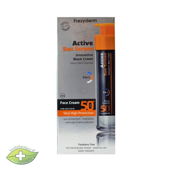 FREZYDERM ACTIVE SUN SCREEN FACE CREAM Spf50+ 50ML