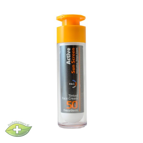 FREZYDERM ACTIVE S.SCREEN TINDED F.CREAM Spf50+50ML - Image 3