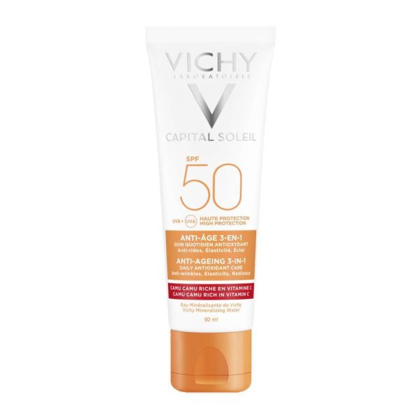 VICHY IDEAL SOLEIL ANTI-AGE SPF 50+ T50ML SP/GR/F/POR