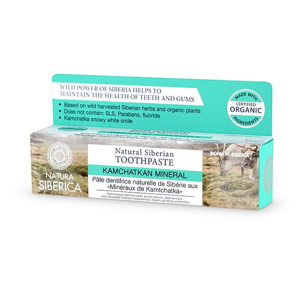 NS NATURAL SIBERIAN TOOTHPASTE KAMCHATKAN MINERAL 100GR - Image 2