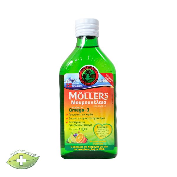 MOLLER'S ΜΟΥΡΟΥΝΕΛΑΙΟ με γεύση  TUTTI FRUTTI 250ML