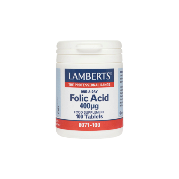 LAMBERTS VIT FOLIC ACID 400MCG 100TABS