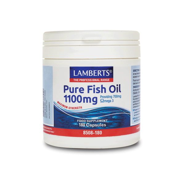 LAMBERTS PURE FISH OIL 1100MG 180CAPS
