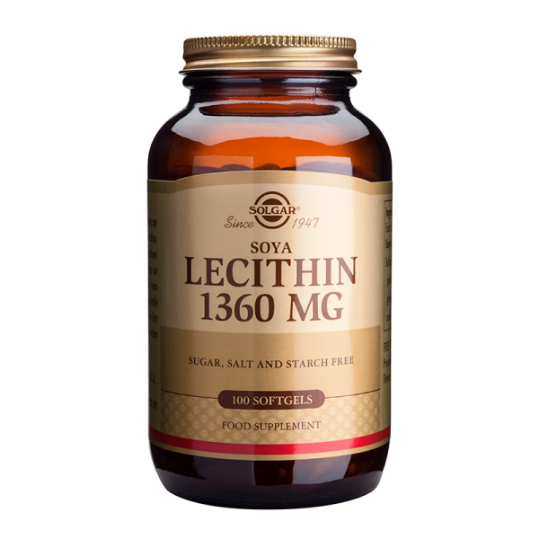SOLGAR LECITHIN 1360MG SOFTGELS 100S