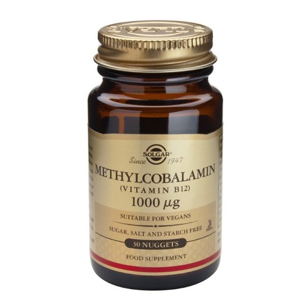 SOLGAR METHYLCOBALAMIN B12 1000ىg 30NUGGETS