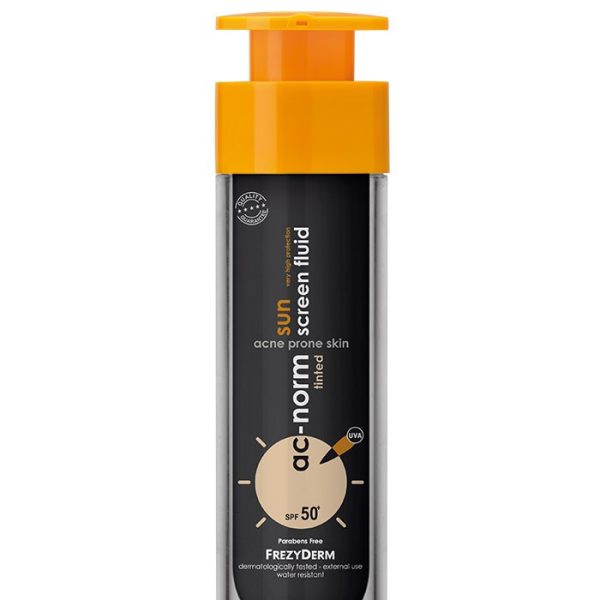 FREZYDERM AC-NORM SUN SCREEN TINTED FL SPF50+ 50ml