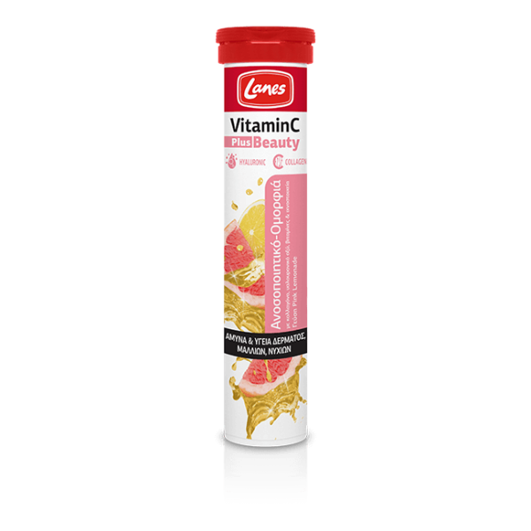 LANES VIT C EFF 500MG PINK LEM PLUS BEAUTY 20T