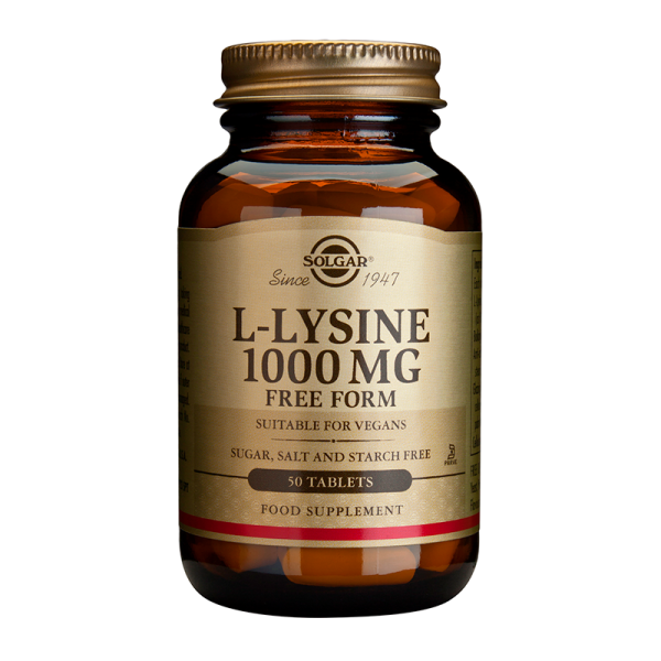 SOLGAR L-LYSINE 1000MG TABS 50S
