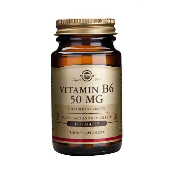 SOLGAR VIT B-6 100MG VEG.CAPS 100S