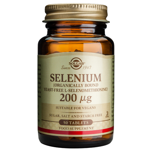 SOLGAR SELENIUM 200MG TABS 50S