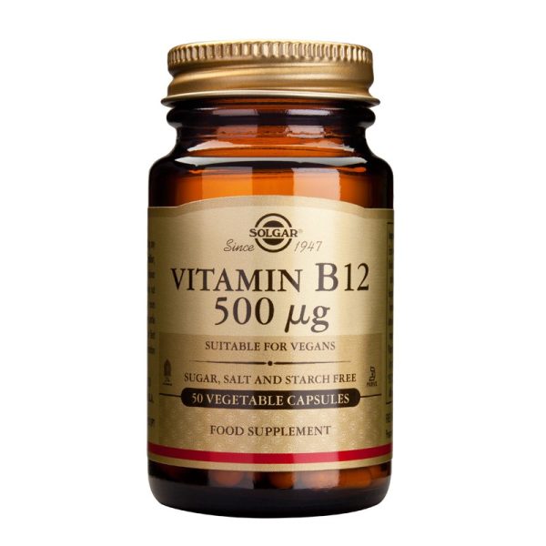 SOLGAR VIT B-12 500MG VEG.CAPS 50S