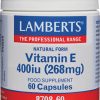LAMBERTS VIT E-400IU NATURAL 60CAPS