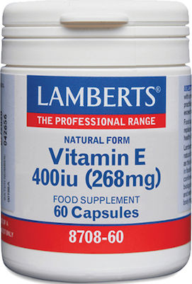 LAMBERTS VIT E-400IU NATURAL 60CAPS