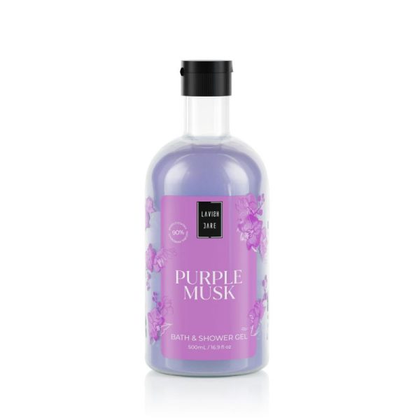 LAVISH CARE BATH & SHOWER GEL PURPLE MUSK 500ML