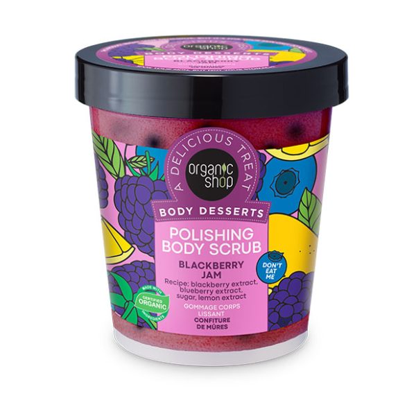 NS OS BD POLISHING BODY SCRUB BLACKBERRY JAM, 450 ML