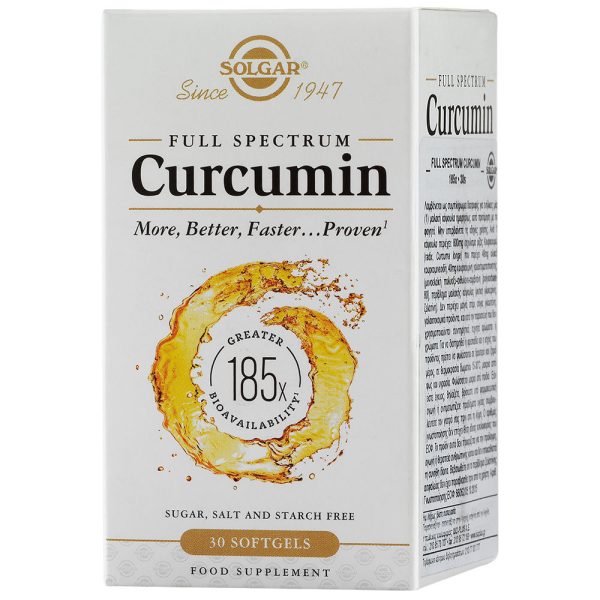 SOLGAR CURCUMIN FULL SPECTRUM SOFTGELS 30s