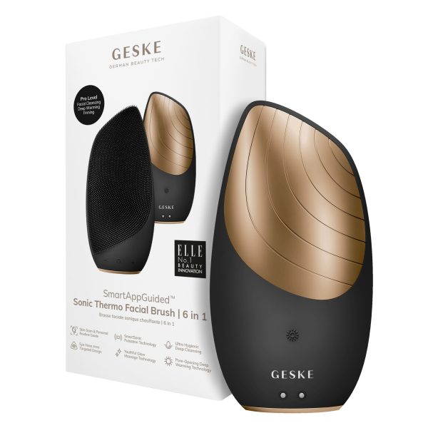 GESKE SONIC THERMO FACIAL BRUSH 6 IN 1 GRAY