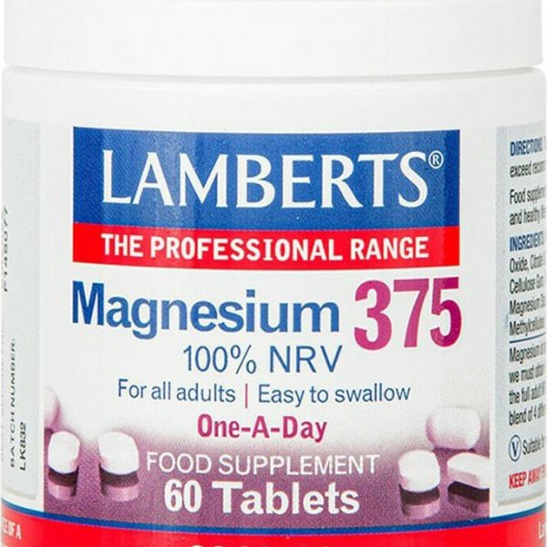 LAMBERTS MAGNESIUM 375 60TABS