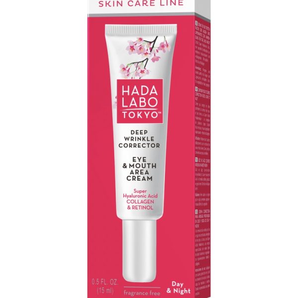 HADA LABO TOKYO DEEP WRINKLE CORR EYE &MOUTH AREA CR 15ML