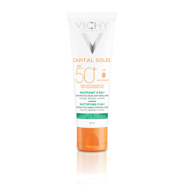 VICHY  CAPITAL SOLEIL MATTIFYING 3in1 SPF 50+ 50ML