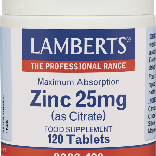 LAMBERTS ZINC 25MG 120 TABS