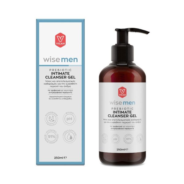 VICAN WISE MEN PREBIOTIC INTIMATE CLEANSER GEL 250ML