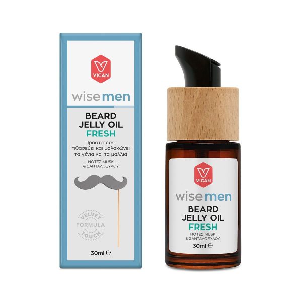 VICAN WISE MEN - BEARD JELLY OIL FRESH 30ML