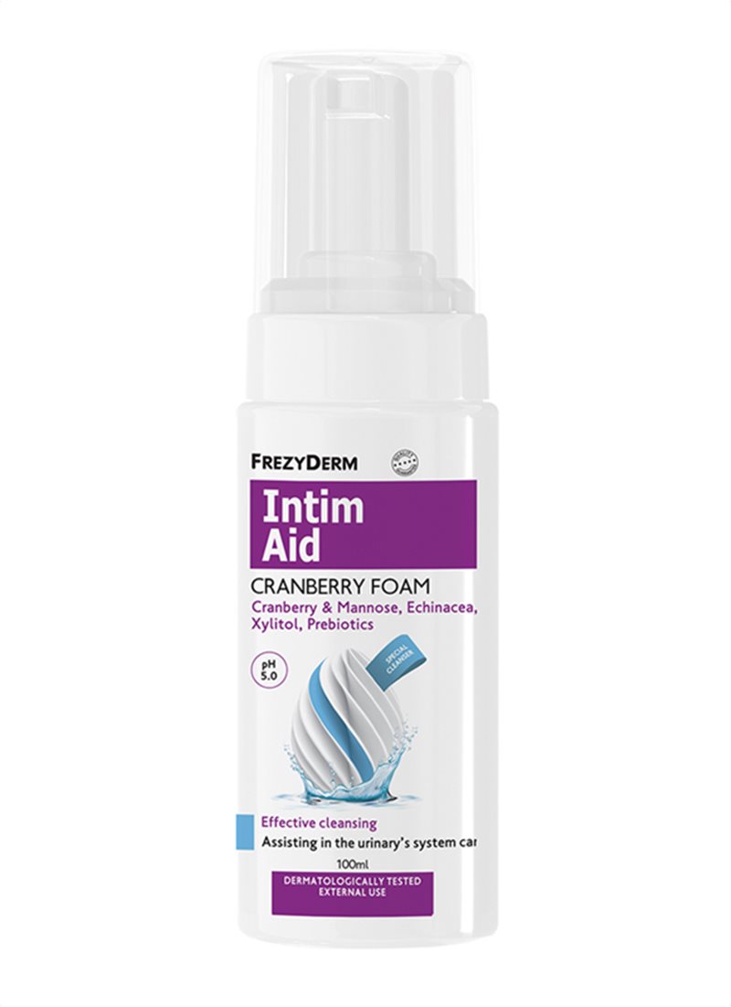 FREZYDERM INTIM AID CRANBERRY FOAM PH5 100ML