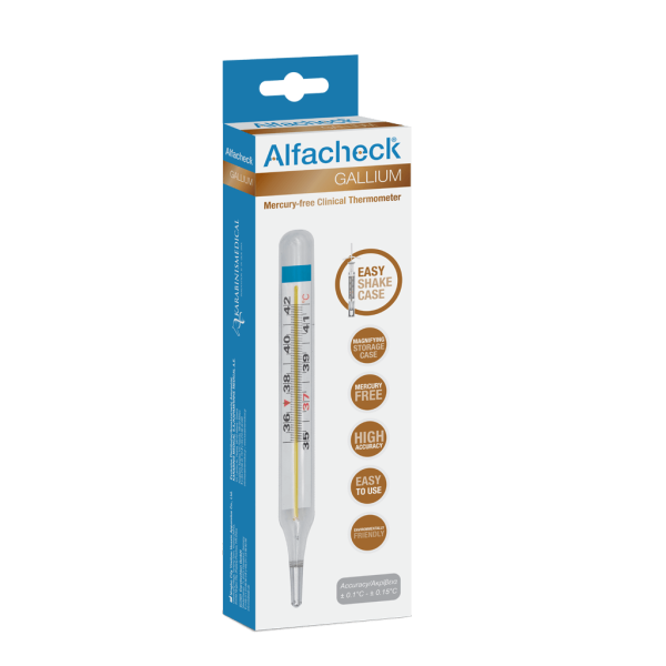 ALFACHECK GALLIUM, MERCURY-FREE CLINICAL THERMOMETER