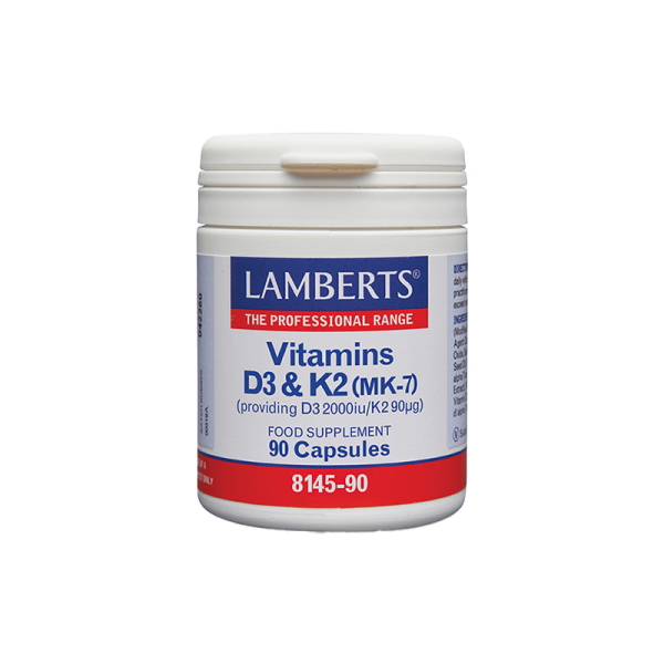 LAMBERTS VITAMIN D3 & K2 60TABS