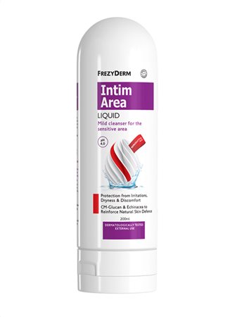 FREZYDERM INTIM AREA LIQUID Καθαριστικό Ευαίσθητης Περιοχής PH 4,0 200ML