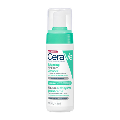 CERAVE Balancing Air Foam Cleanser Καθαριστικό προσώπου για το Κανικό έως Μικτό δέρμα 150 ml