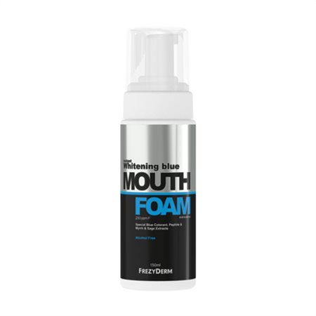 FREZYDERM MOUTHFOAM INSTANT WHITENIN BLUE 150ML