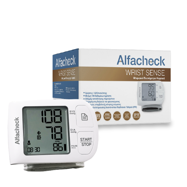 ALFACHECK ΠΙΕΣΟΜΕΤΡΟ ΚΑΡΠΟΥ WRIST SENSE